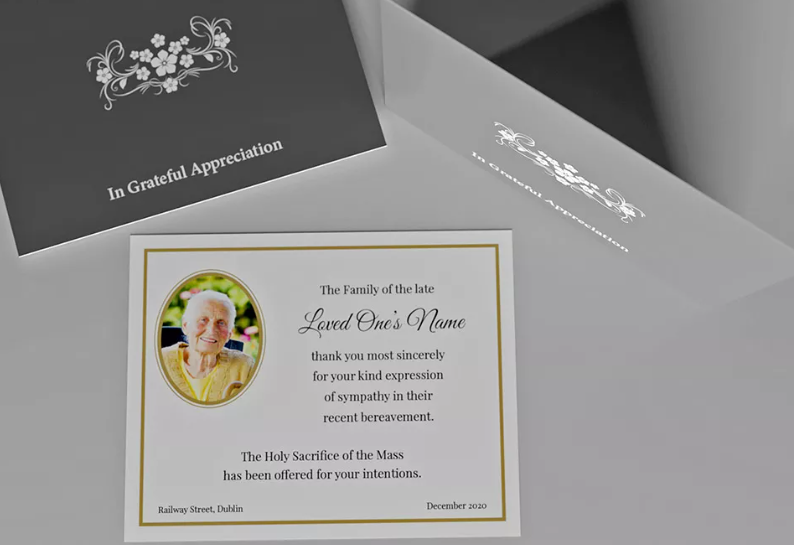 Why Memorial Acknowledgement Cards Matter During Times of Loss